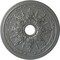 Ekena Millwork Rose and Ribbon Ceiling Medallion (Fits Canopies up to 4"), 23 5/8"OD x 4"ID x 1 1/2"P, Silver CM23ROSLS - alternate 1